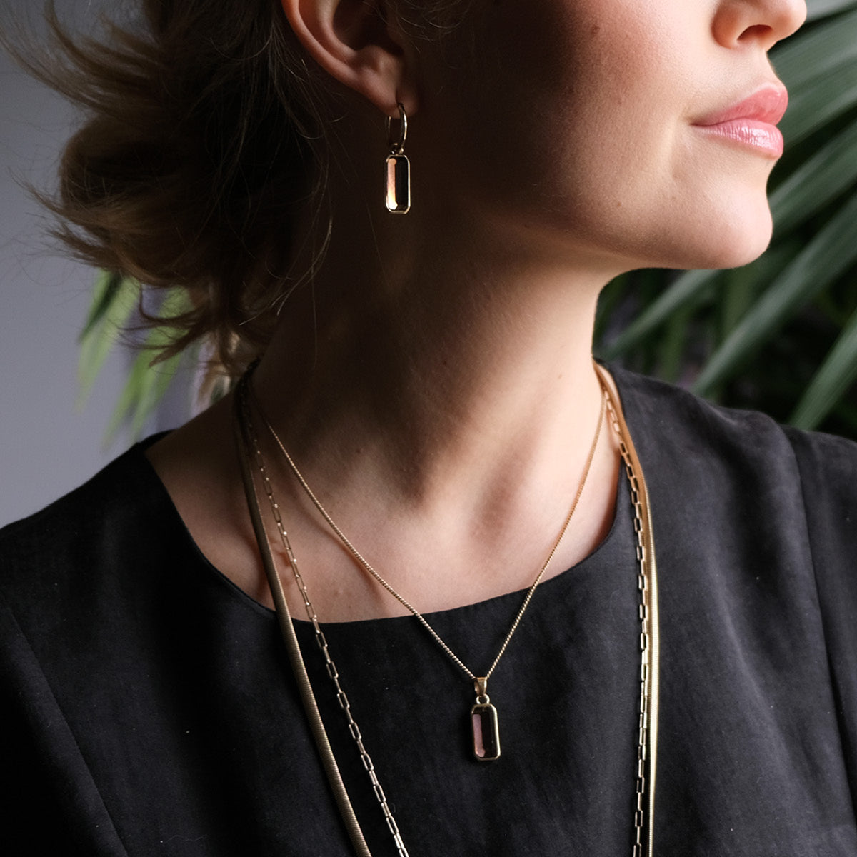 Kort kjede, marsala, Jewel Tones - A&C Oslo - Design Collection_2