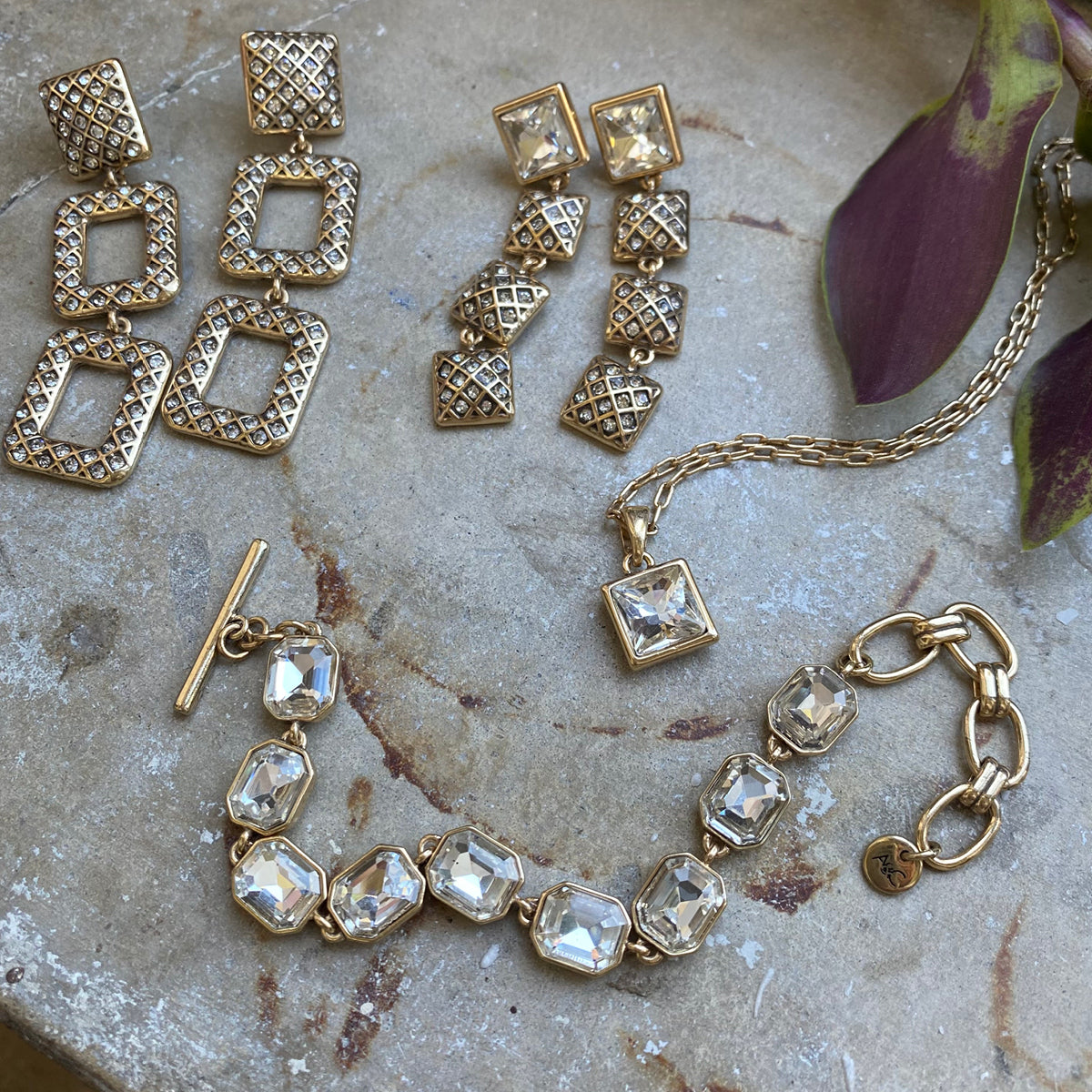 Kort kjede med anheng, Crystal G - A&C Oslo - Design Collection_3