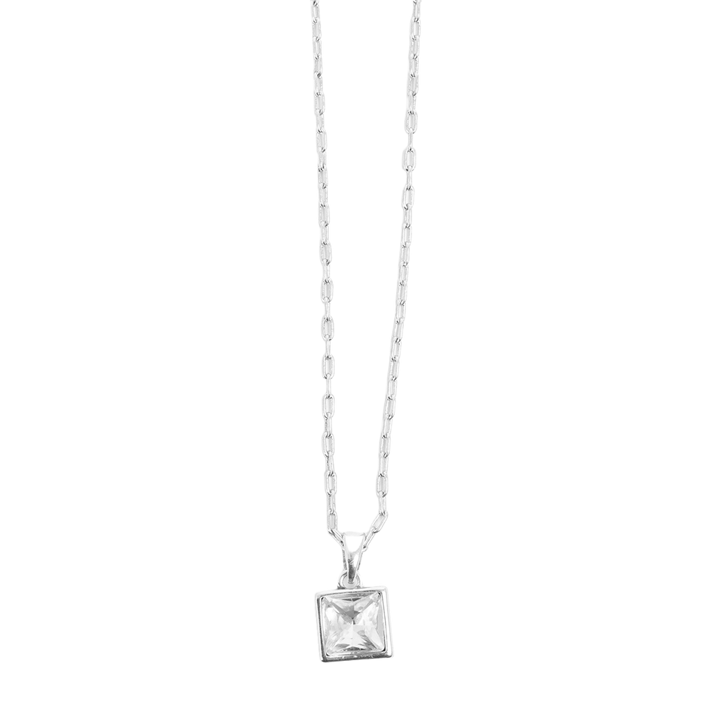 Kort kjede med anheng, Crystal S - A&C Oslo - Design Collection