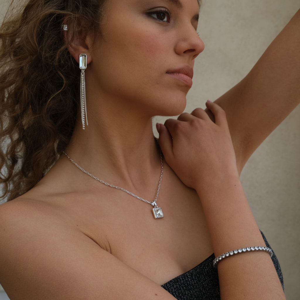 Kort kjede med anheng, Crystal S - A&C Oslo - Design Collection_3