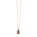 Kort kjede, Sparkling Drops, rød, G - A&C Oslo - Design Collection