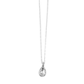 Kort kjede, Sparkling Drops, crystal, S - A&C Oslo - Design Collection