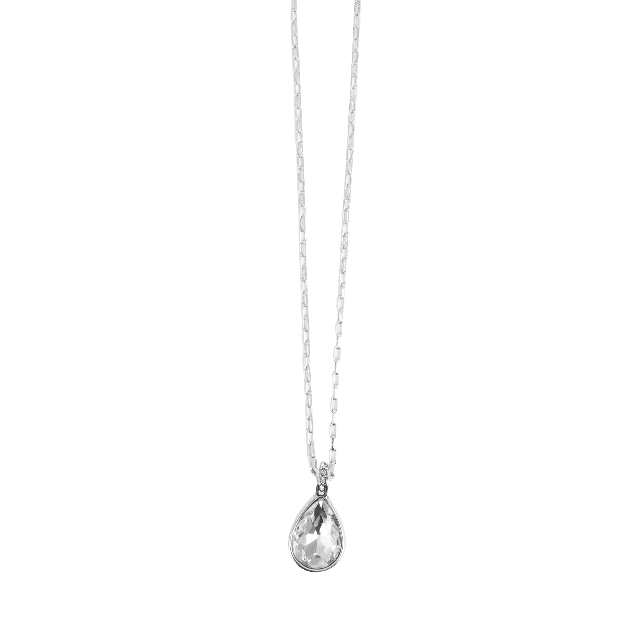 Kort kjede, Sparkling Drops, crystal, S - A&C Oslo - Design Collection
