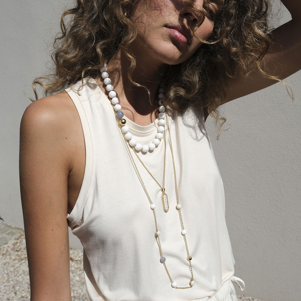 Langt kjede med kuler, White Dreams - A&C Oslo - Design Collection_2