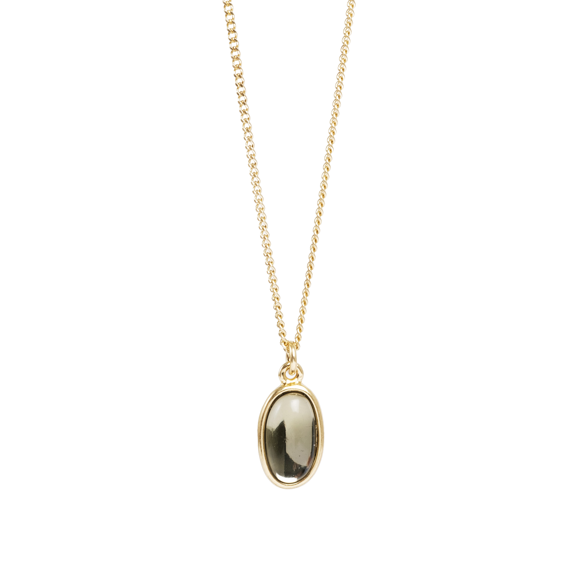 Kort kjede, olive, Liquid G - A&C Oslo - Design Collection