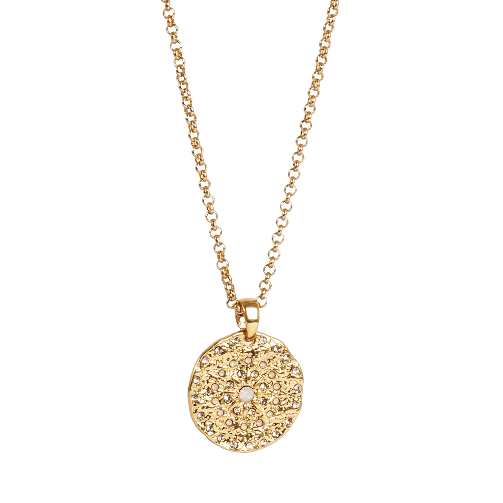Kort kjede med rundt anheng, Solstice G - A&C Oslo - Design Collection