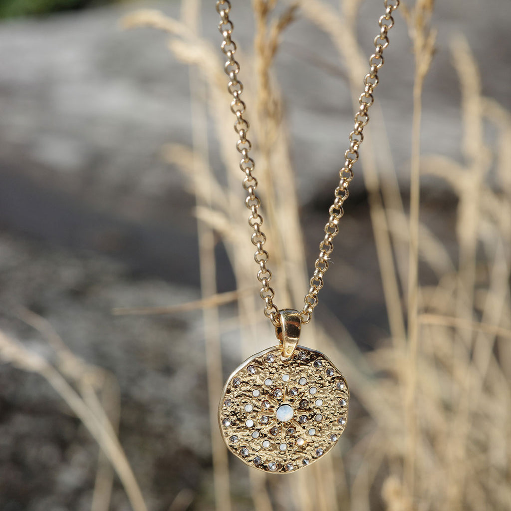 Kort kjede med rundt anheng, Solstice G - A&C Oslo - Design Collection_4