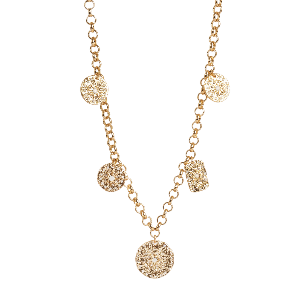 Kort kjede med charms, Solstice G - A&C Oslo - Design Collection