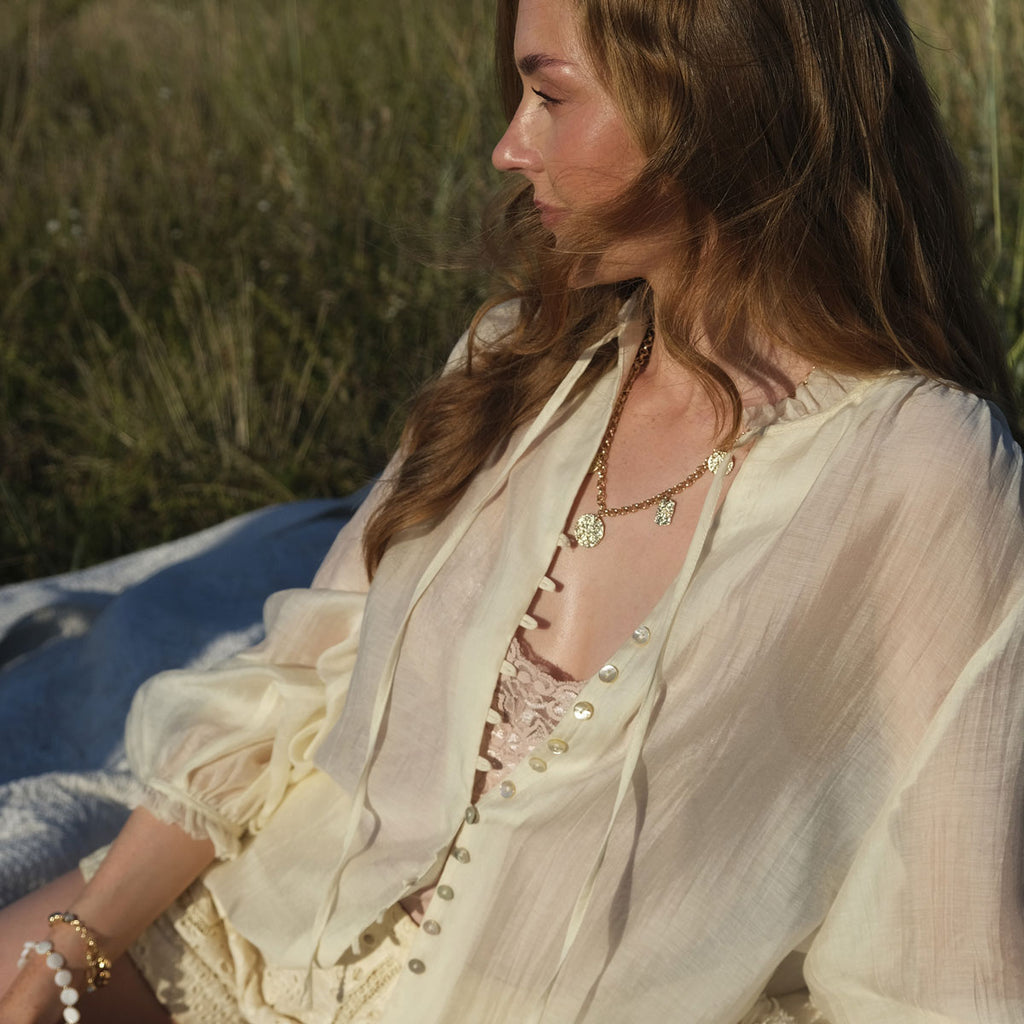 Kort kjede med charms, Solstice G - A&C Oslo - Design Collection_2