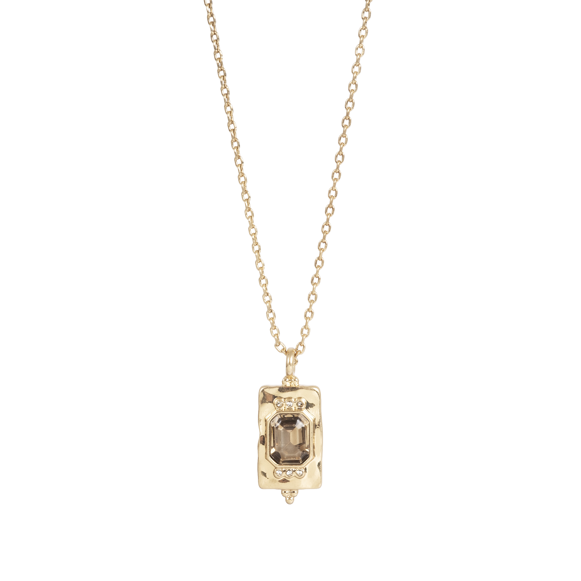 Kort kjede, smokey quartz, Bohemia