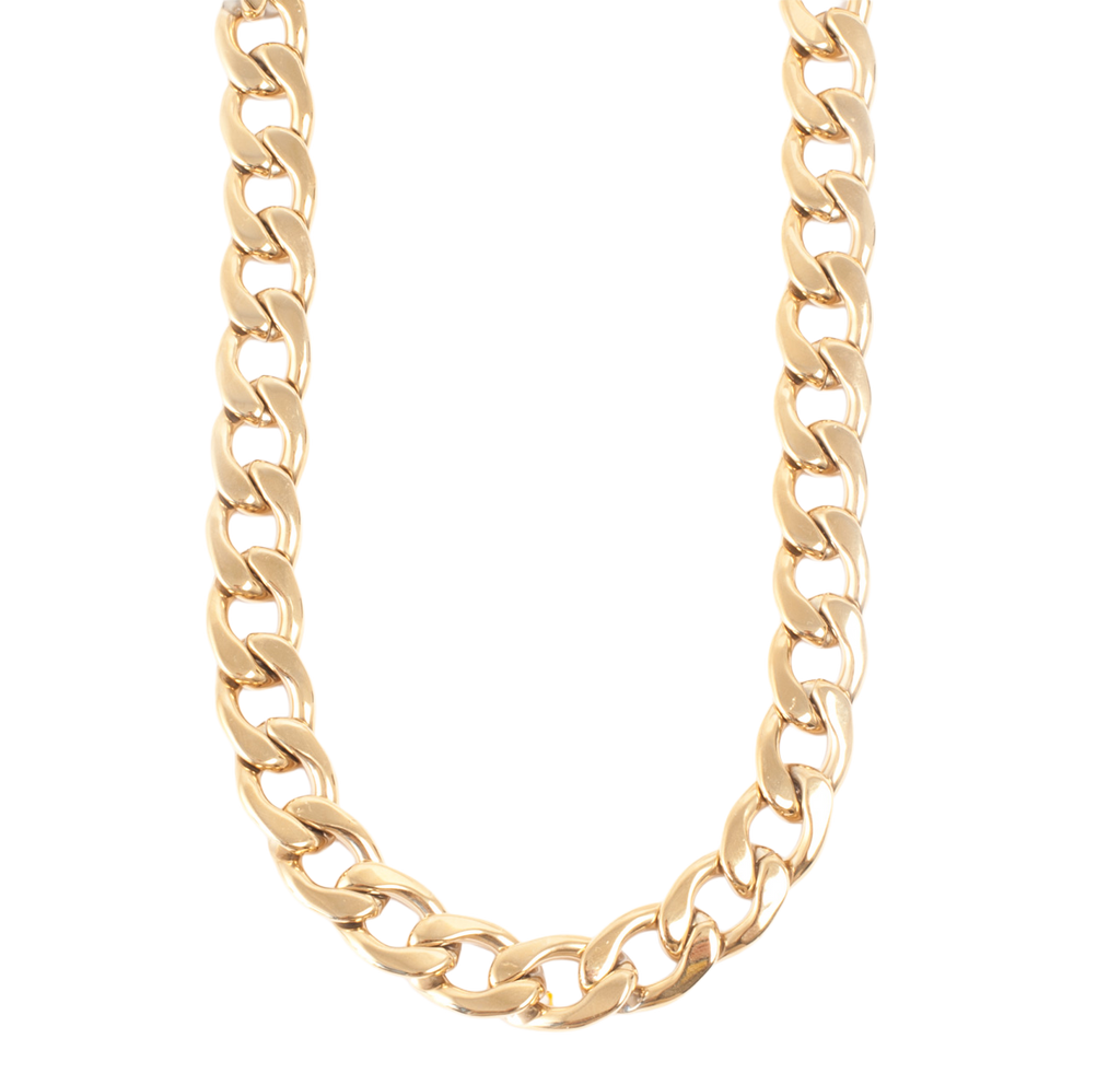 Kort kjede, Curb Chain - A&C Oslo - Pure Steel