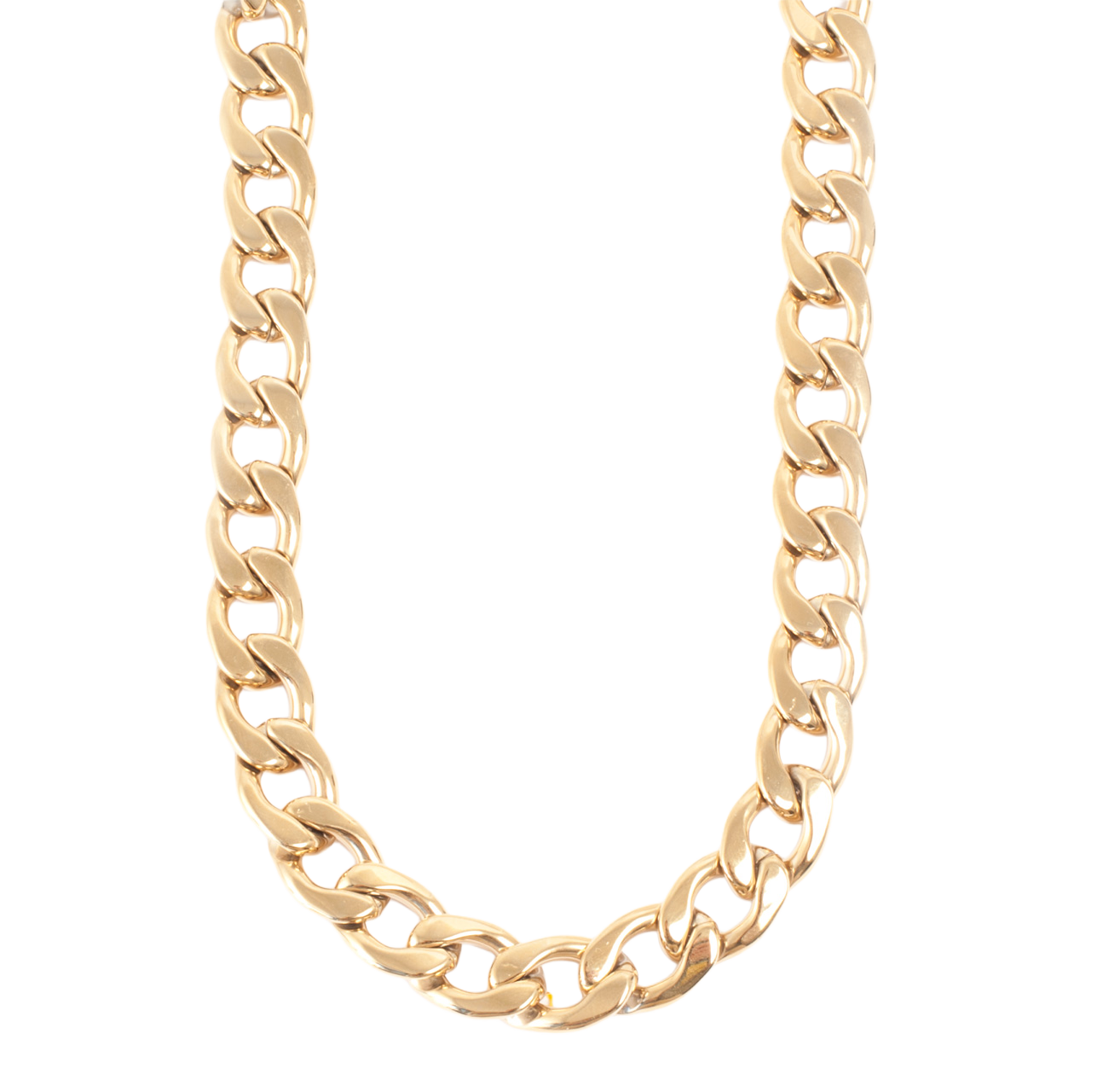 Kort kjede, Curb Chain - A&C Oslo - Pure Steel