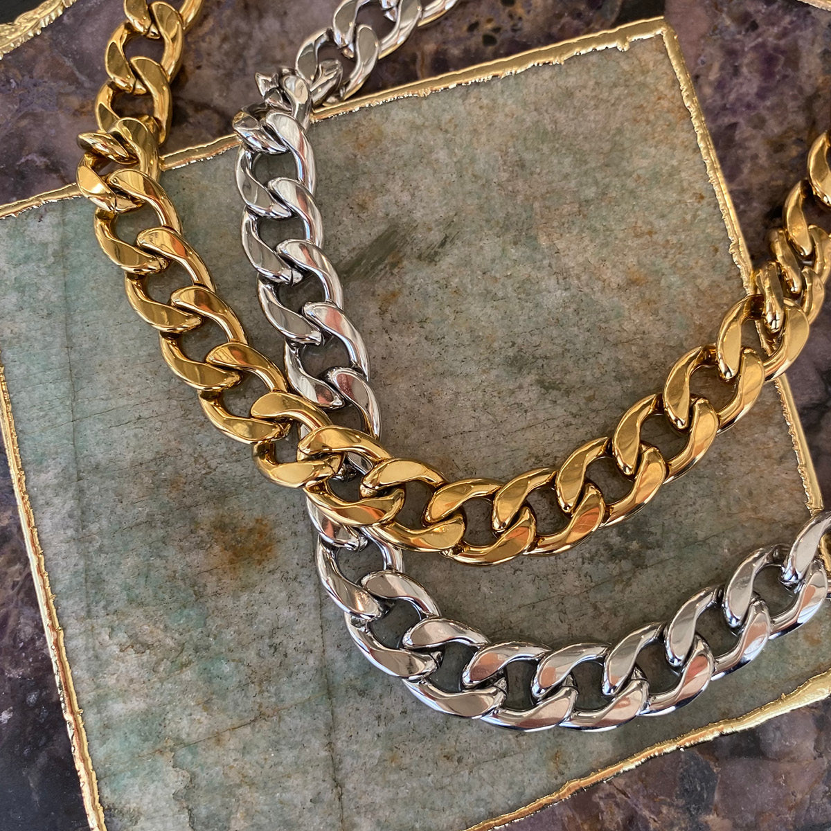 Kort kjede, Curb Chain - A&C Oslo - Pure Steel_4