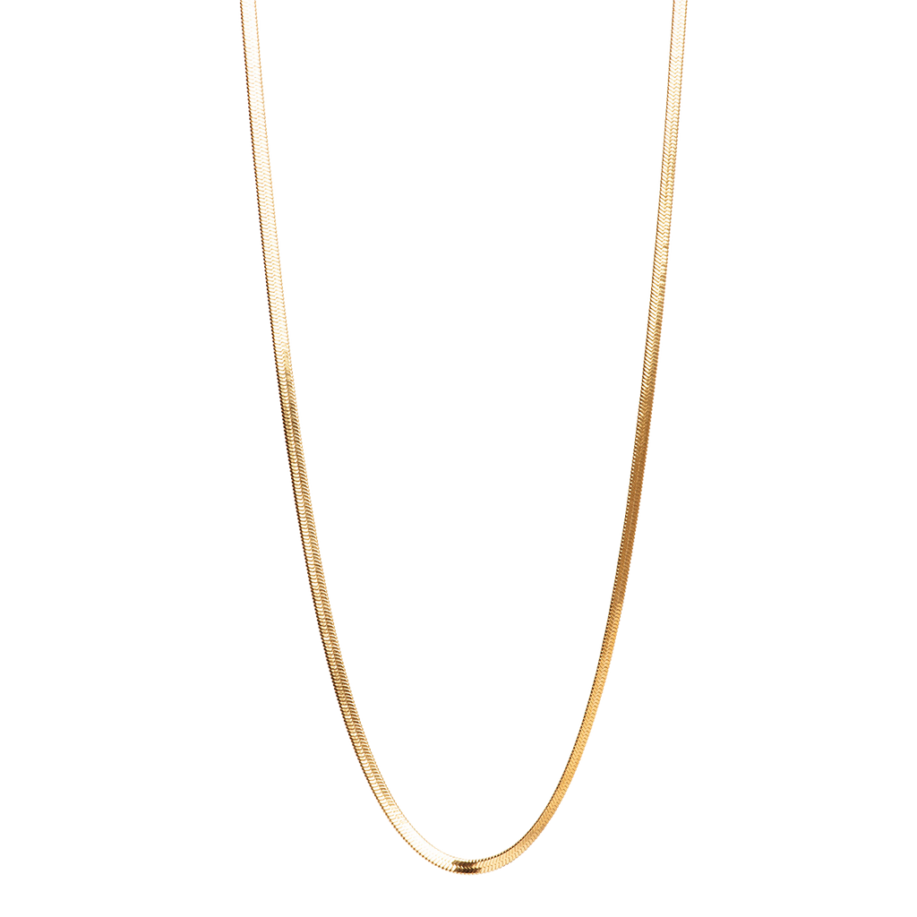 Kort kjede, Steel unisex, snake chain, G