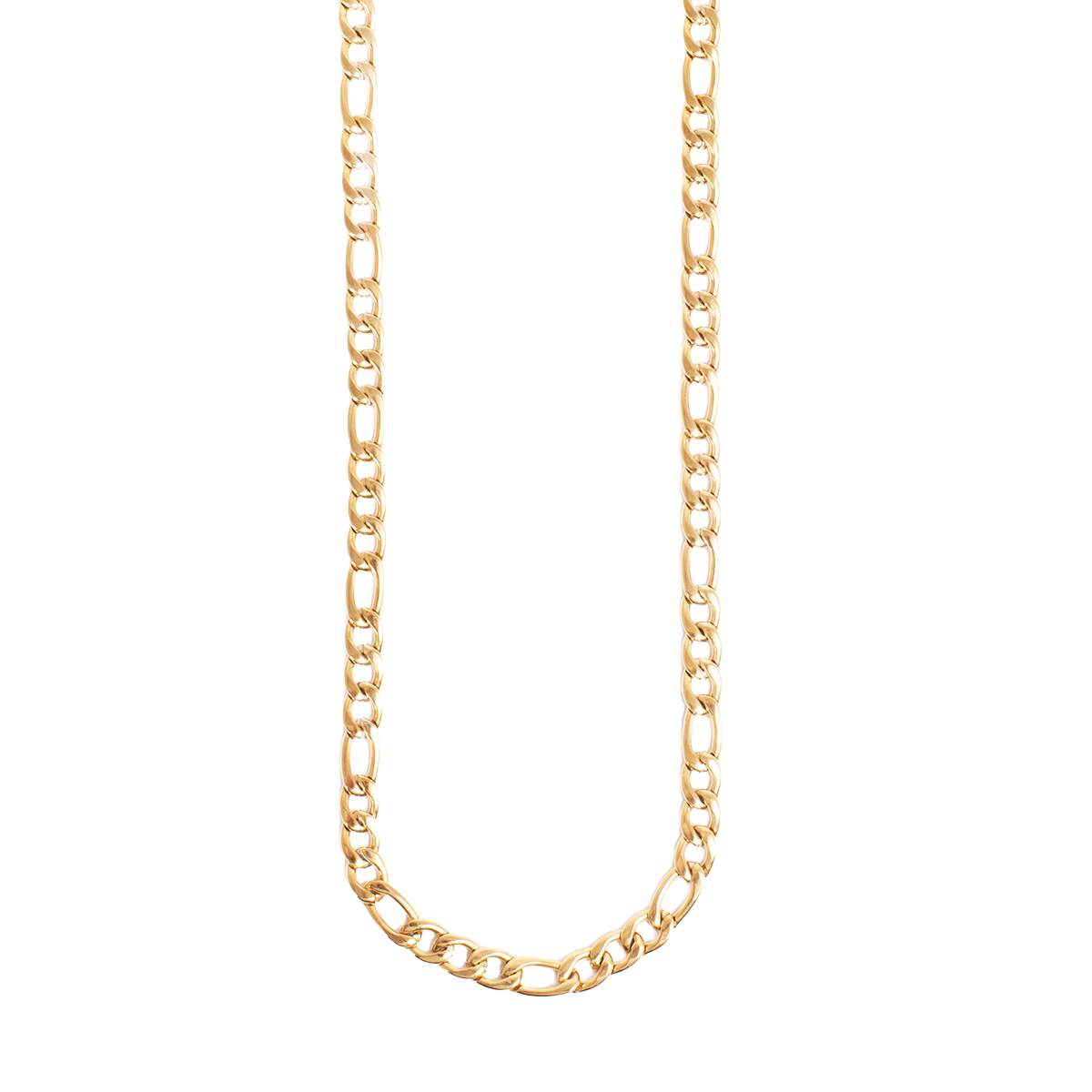 Kjede, Steel unisex, figaro, G