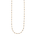 Kort kjede, Steel, sort emalje, G