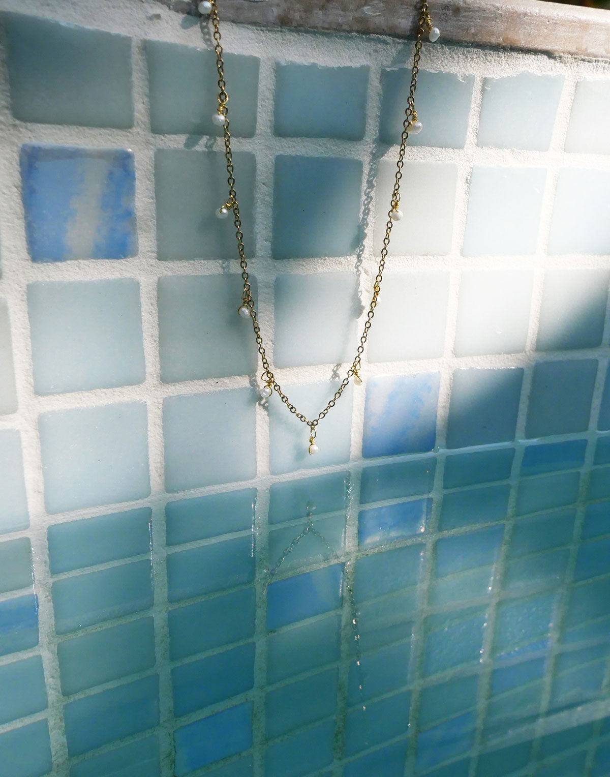 Kort kjede med minityr-perler, G - A&C Oslo - Pure Steel_3