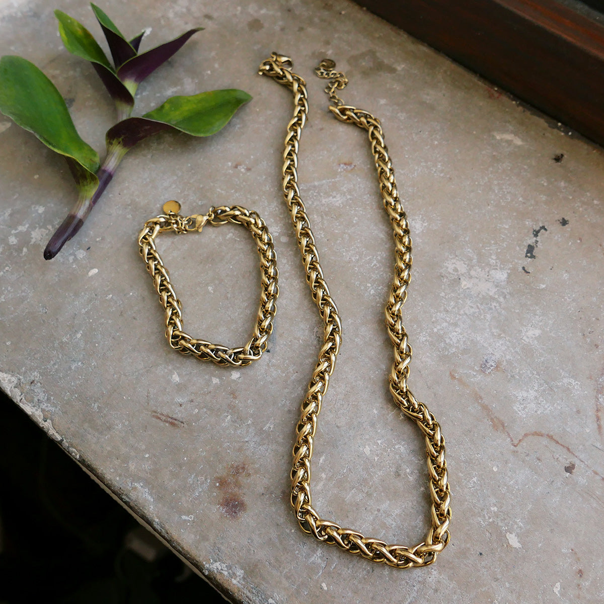 Kort kjede, wheat chain, Pure Steel G - A&C Oslo_5