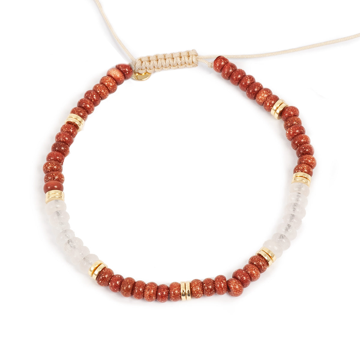Armbånd, rosenkvarts og sandsten - A&C Oslo - Design Collection