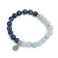 Armbånd med lapis og kvarts - A&C Oslo - Design Collection
