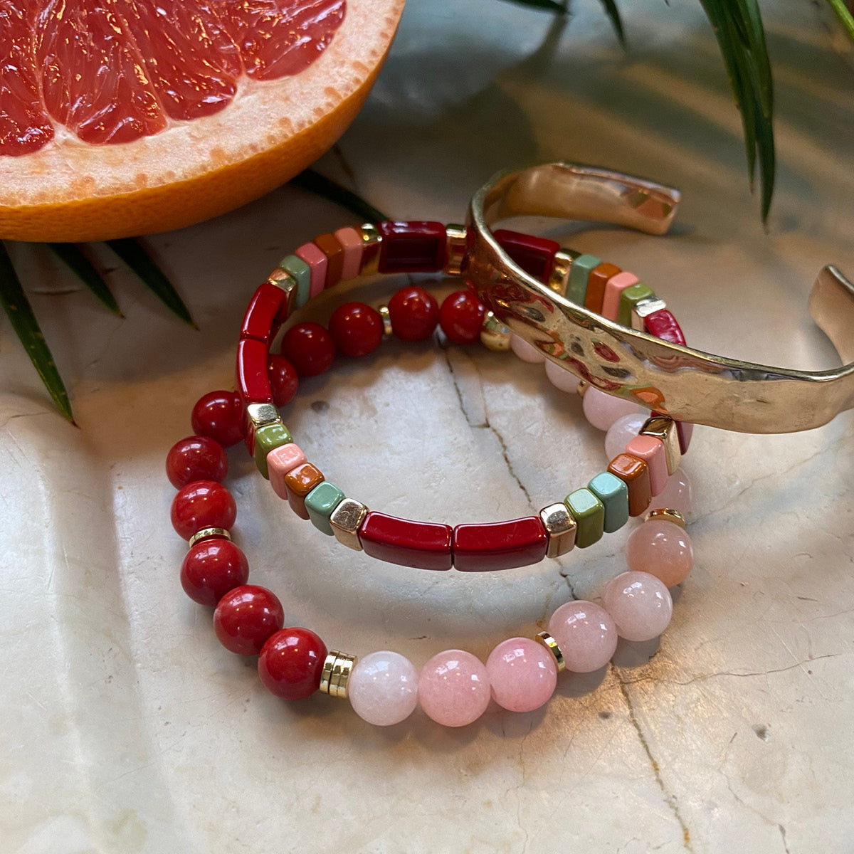 Armbånd med rød jaspis - A&C Oslo - Design Collection_2