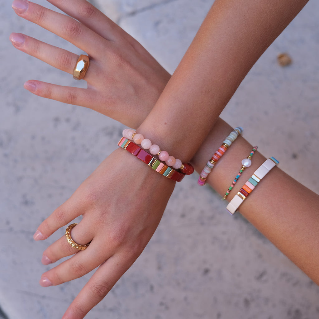 Armbånd med rød jaspis - A&C Oslo - Design Collection_3