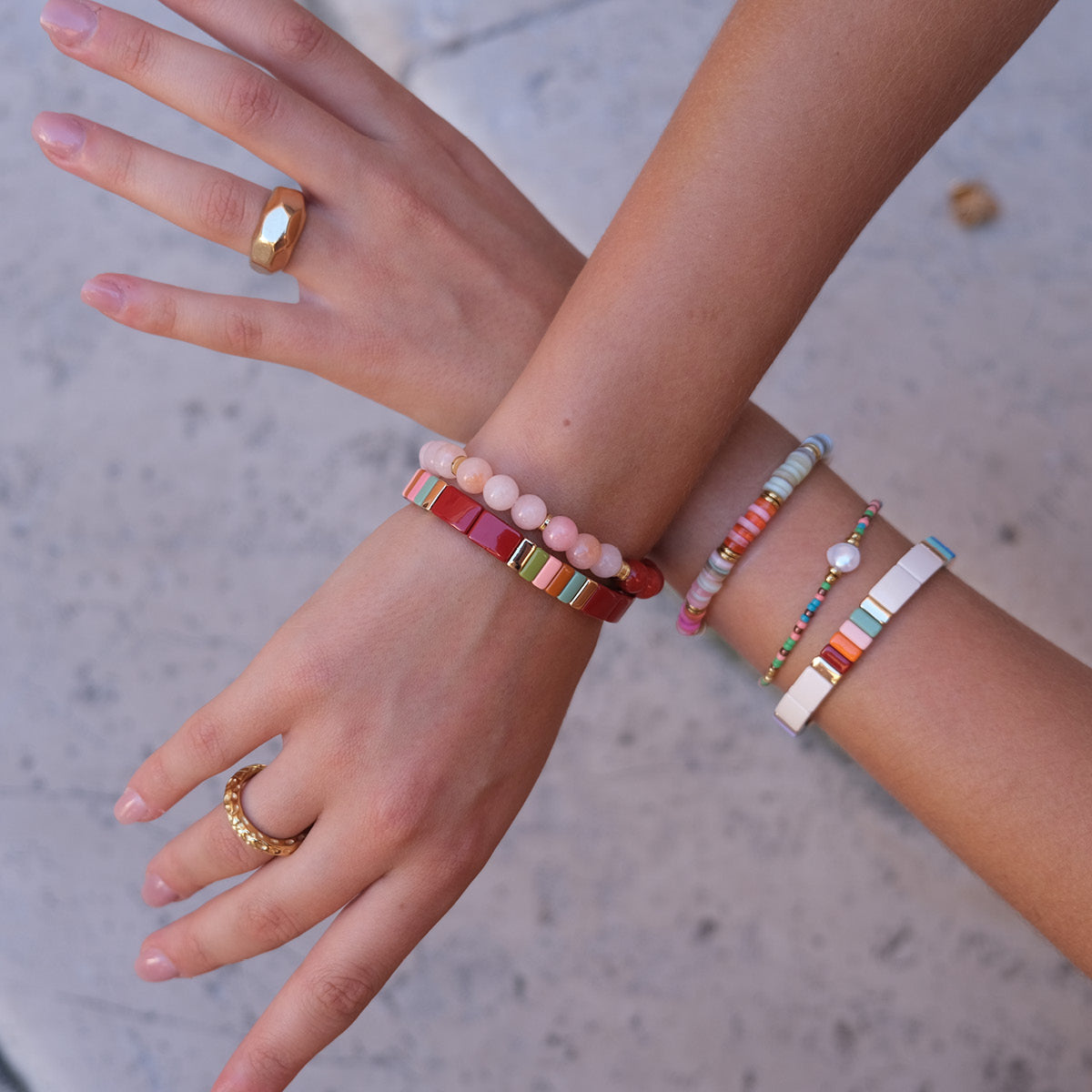 Armbånd med rød jaspis - A&C Oslo - Design Collection_3