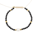 Armbånd med halvedelstener, onyx - A&C Oslo - Design Collection