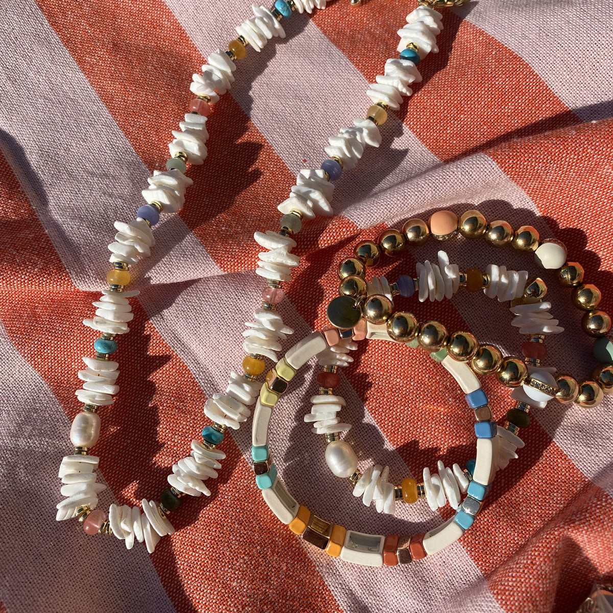 Emaljert armbånd, Washed Strips M - A&C Oslo - Design Collection_2