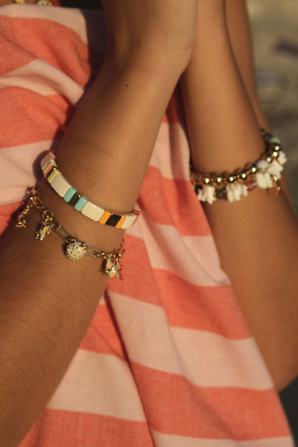 Emaljert armbånd, Washed Strips M - A&C Oslo - Design Collection_3