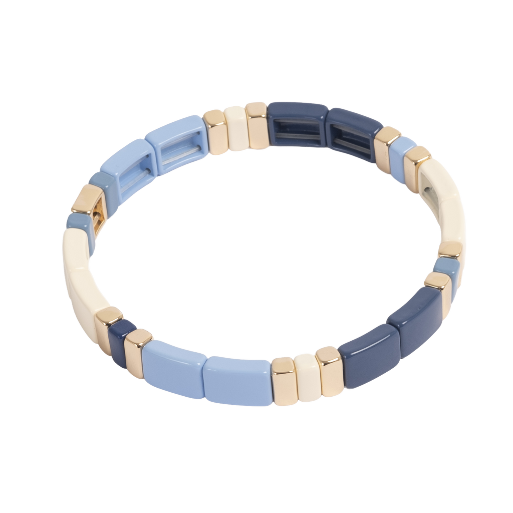 Emaljert armbånd, Nautical L - A&C Oslo - Design Collection