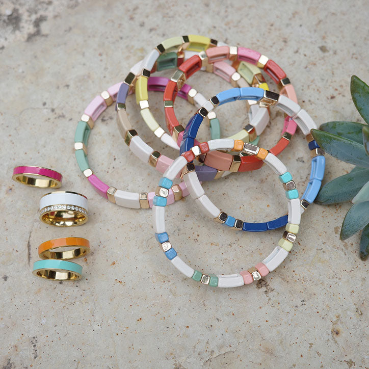Emaljert armbånd, Nautical L - A&C Oslo - Design Collection_4