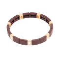 Emaljert armbånd, burgundy - A&C Oslo - Design Collection
