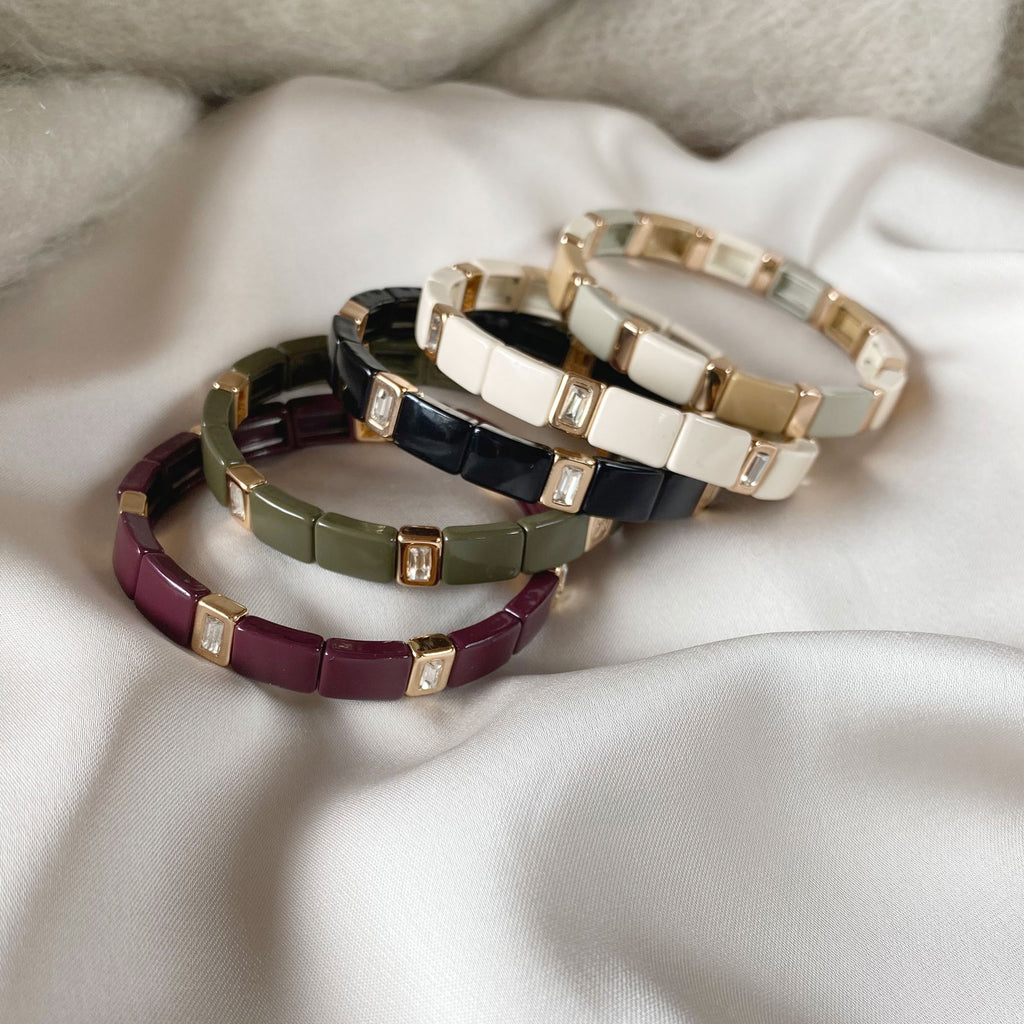 Emaljert armbånd, burgundy - A&C Oslo - Design Collection_2