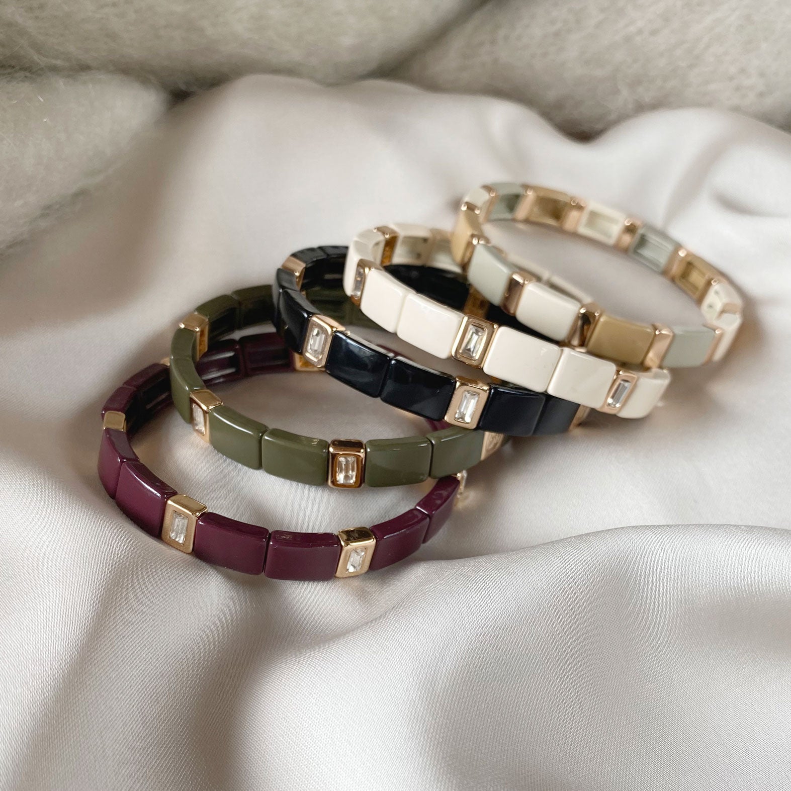 Emaljert armbånd, army - A&C Oslo - Design Collection_2