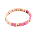 Emaljert armbånd, pink - A&C Oslo - Design Collection