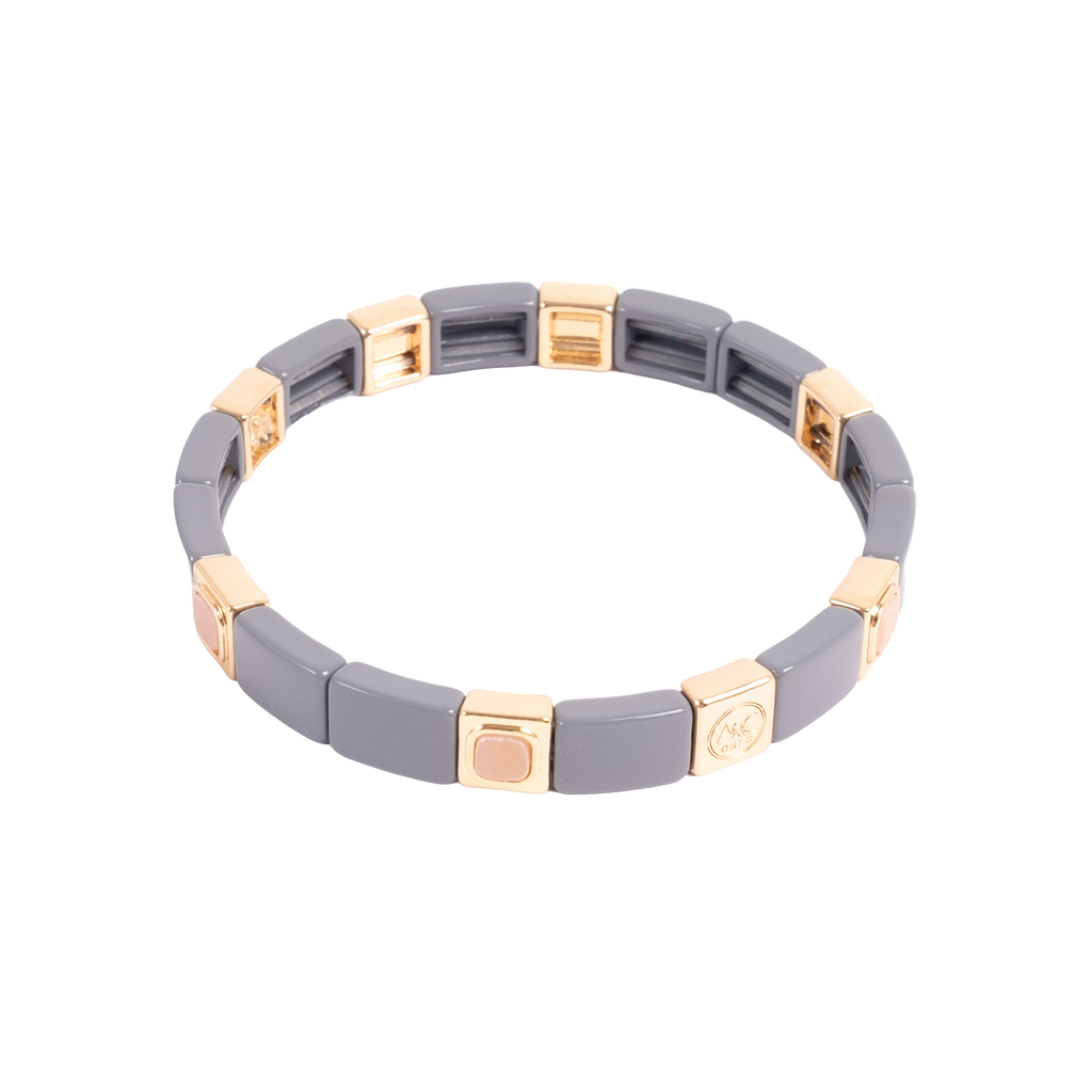 Emaljert armbånd, denim - A&C Oslo - Design Collection