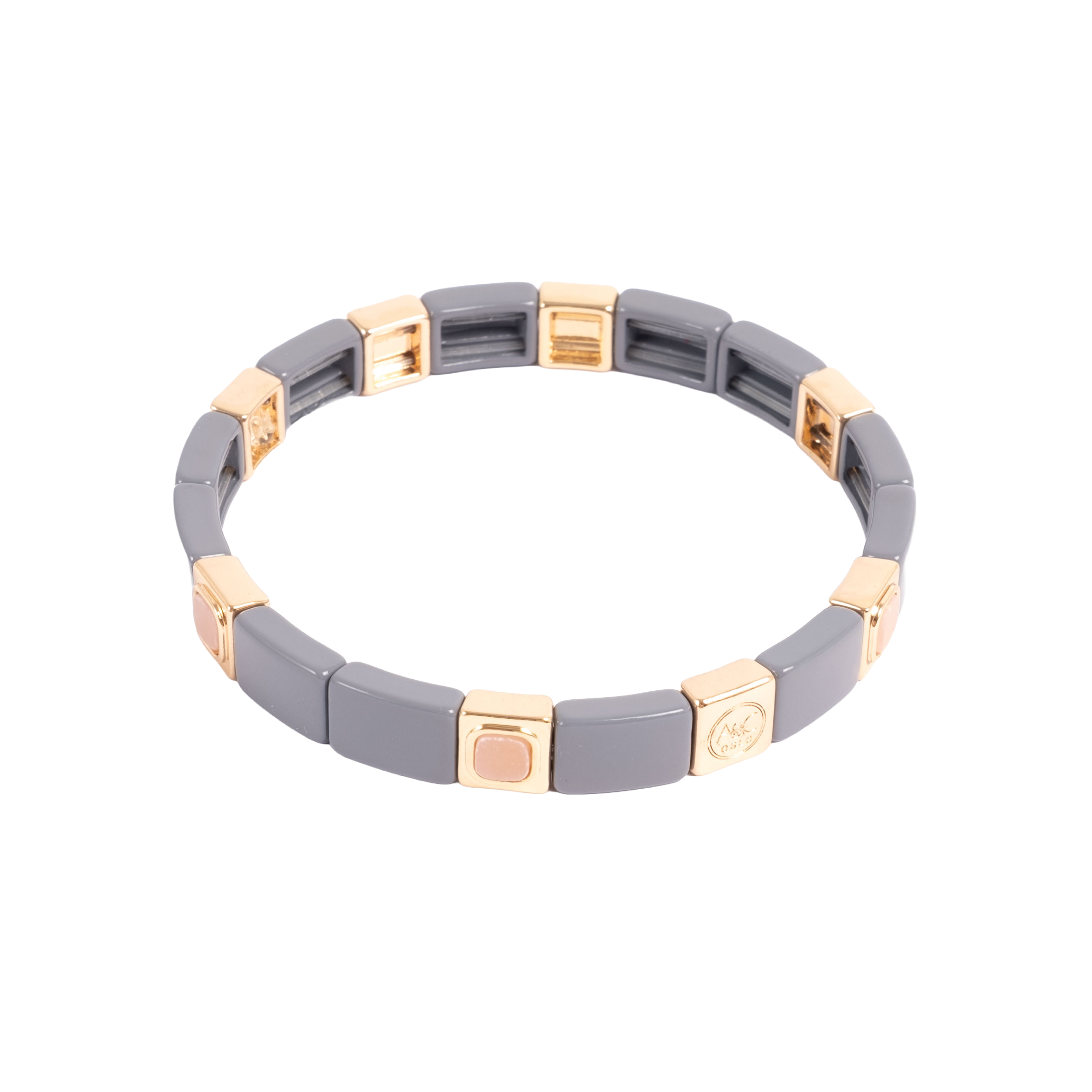 Emaljert armbånd, denim - A&C Oslo - Design Collection