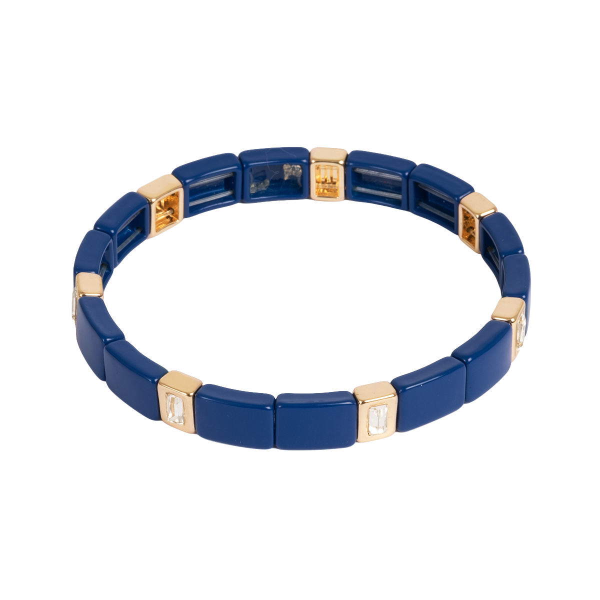 Emaljert armbånd, royal blue