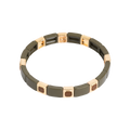 Emaljert armbånd, army