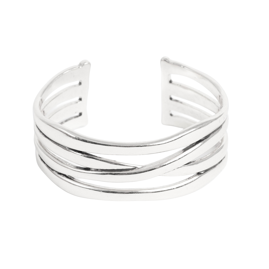 Cuff-armbånd, Sculptured S - A&C Oslo - Design Collection