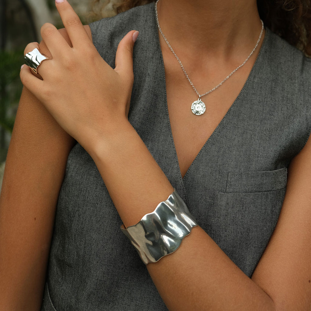 Cuff-armbånd, Sculptured, S - A&C Oslo - Design Collection_2