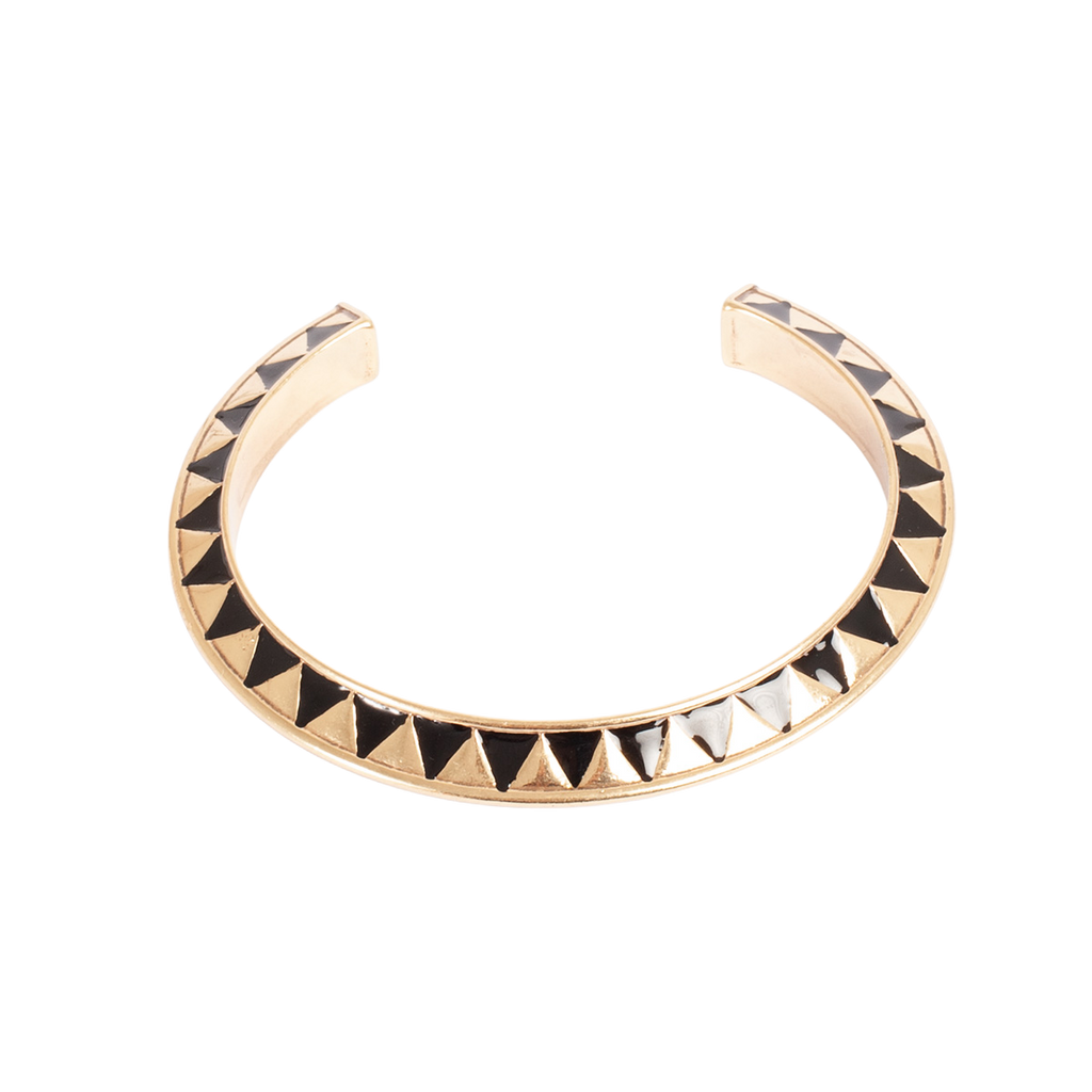 Cuff-armbånd, Morning Sun, sort - A&C Oslo - Design Collection