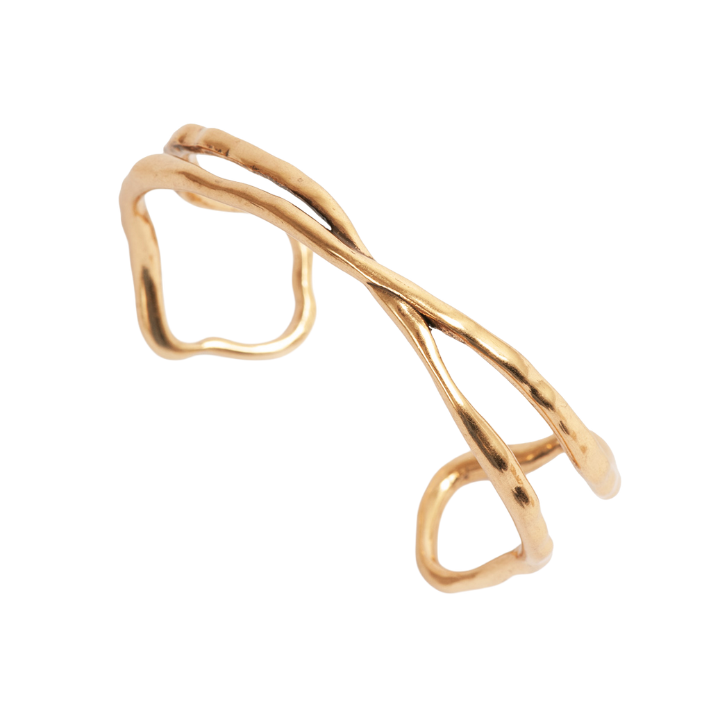 Cuff-armbånd med twist, Raw G - A&C Oslo - Design Collection