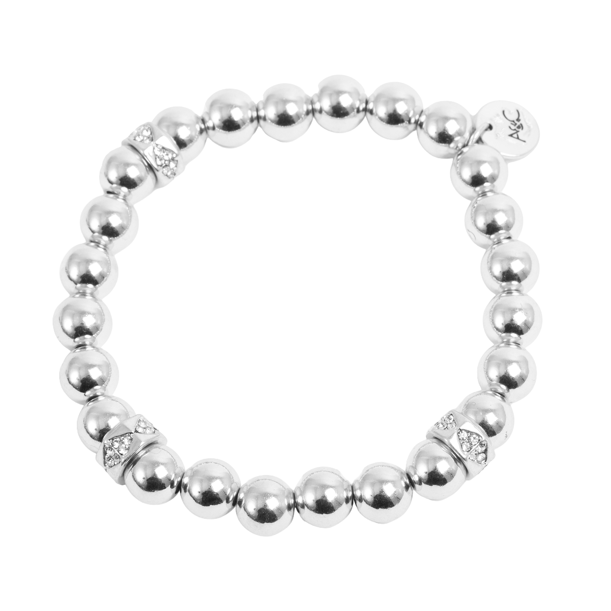 Armbånd med kuler og krystaller, S - A&C Oslo - Design Collection