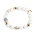 Armbånd med kuler, White Dreams
