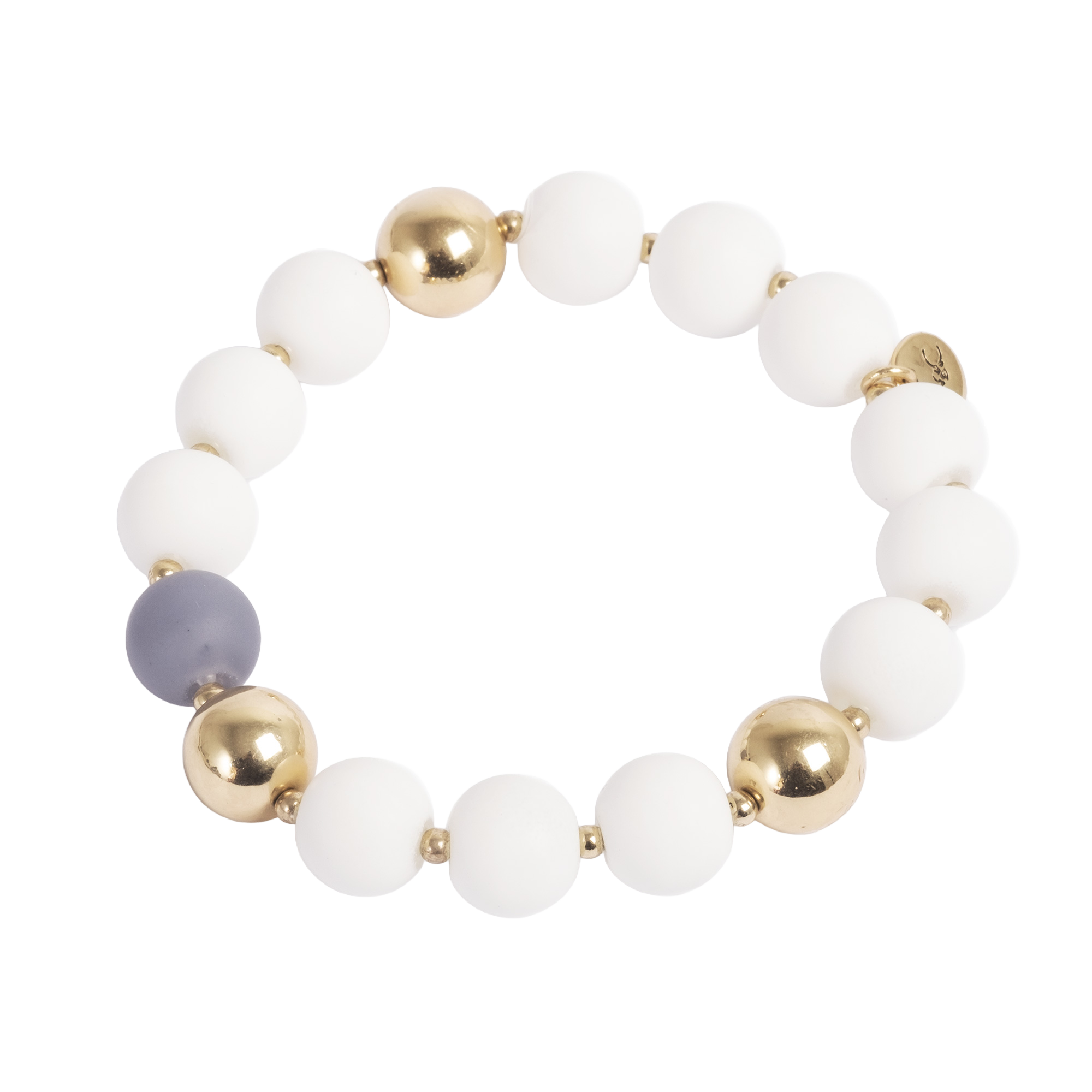 Armbånd med store kuler, White Dreams - A&C Oslo - Design Collection