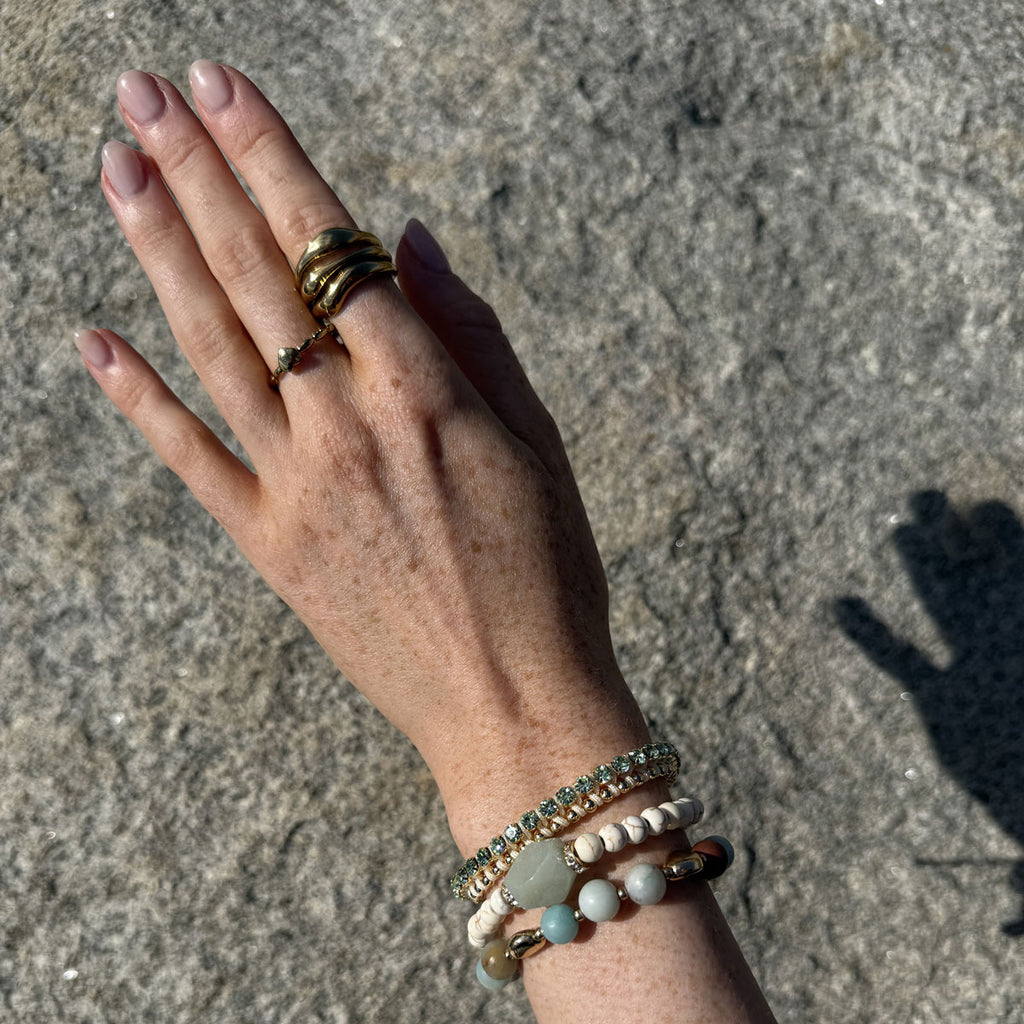 Armbånd, amasonitt, Serenity - A&C Oslo - Design Collection_2