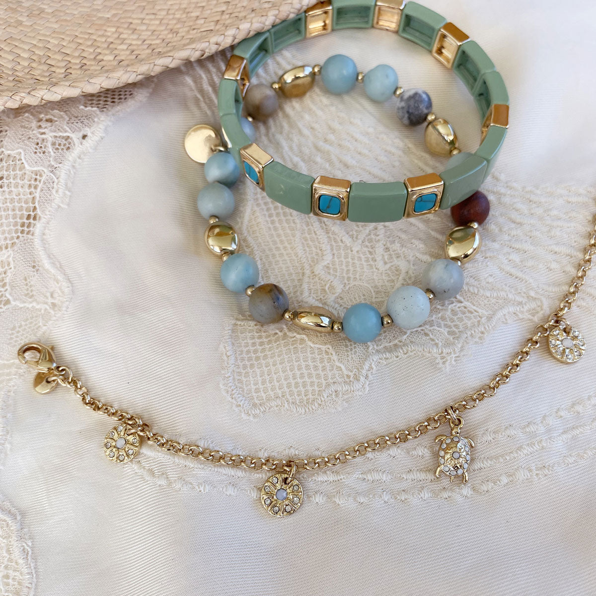 Armbånd, amasonitt, Serenity - A&C Oslo - Design Collection_3