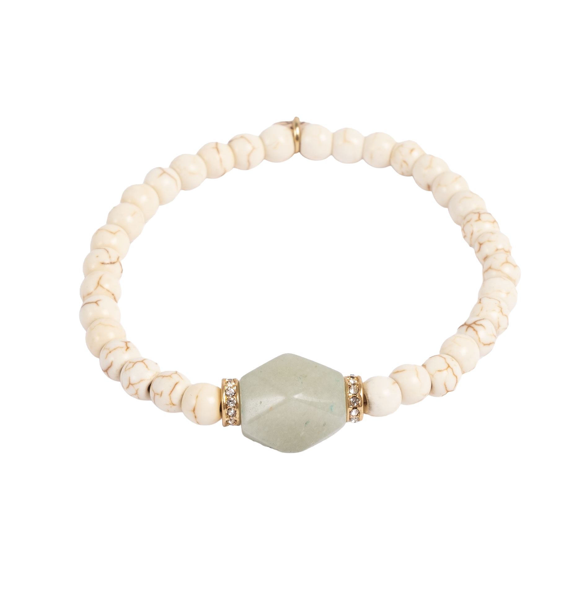 Armbånd, aventurin, Serenity - A&C Oslo - Design Collection